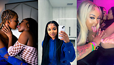 Drippin Velvet Xxx La loca lesbiana Drippin Velvet extermina los coños de todas sus amigas