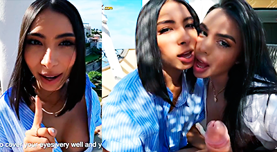 Daniela Antury Xxx @danielaantury_ Daniela y su amiga destrozando la polla de su chico en un trío