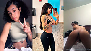 Video Xxx La Meli Dominicana Flaca La Meli Abierta en 4 Masturbándose el Coño