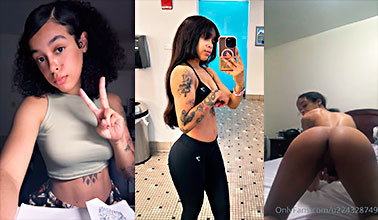 Video Xxx La Meli Dominicana Flaca La Meli Abierta en 4 Masturbándose el Coño