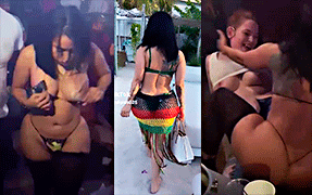 Apocalipsis025 porno Apocalipsis dominicano encontró a una lesbiana muy picante en la discoteca