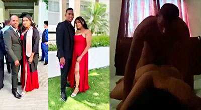 Dominicana infiel recibe montón de Nema del padrino de su graduación