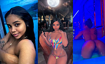Video Xxx de Isaura Sánchez Abierto dominicano Isaura en 4 en el jacuzzi