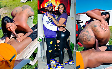 Keren Díaz Rosario Xxx @la_chapota_official La dominicana Keren Díaz cabalgando la polla de su chico al aire libre