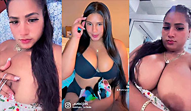 La dominicana La Tetiiis y sus brutales pechos gigantes, con muchas ganas