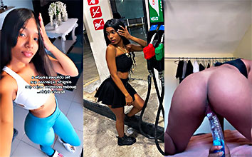 Madeline Severino Xxx @madee157 La dominicana Madeline Severino cantando ese consolador como una diosa