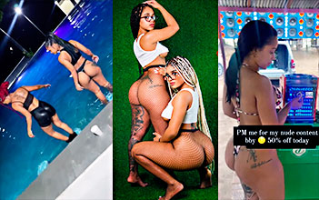 La dominicana Megane Janell y Chana las MVP de las putas en la piscina