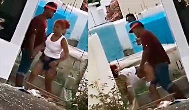 Dominicana se enoja porque su amiga ve el hueco en el cementerio