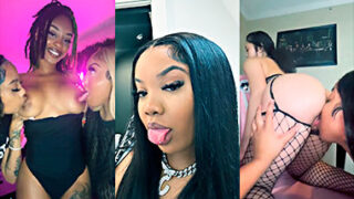 Drippin Velvet porno Drippin Velvet destrozando el coño de Ashley Banks y Tiffany Lannette