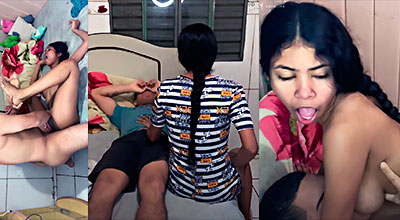 Video de hermanastros Xxx Está enfermo y su hermanastra le ayuda a bajar la fiebre follando duro