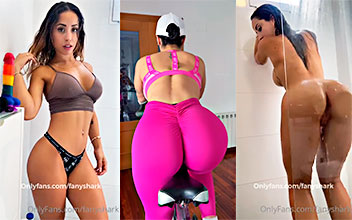 Fany Shark Xxx La española Fany Shark se mete un plug anal y también se pajea rico