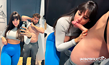 Pamsnusnu Xxx La española Pamsnusnu entra a una tienda de ropa para chupar pollas