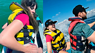 Pamsnusnu Xxx @Pamsnusnu Los españoles se van muy lejos en la moto de agua en el mar y follan