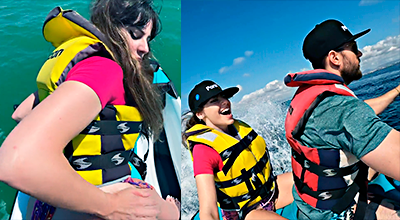 Pamsnusnu Xxx @Pamsnusnu Los españoles se van muy lejos en la moto de agua en el mar y follan