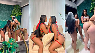 Gemelas Estrada Porn Las gemelas Estrada en un cuarteto lésbico muy caliente
