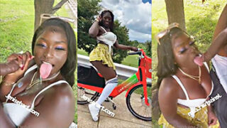 Jen Hart Xxx @realjenisethefreak La colegiala Jen Hart se traga una polla brutal al aire libre