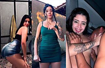 Alinevitoria porno Su novio cornudo deja que otro amigo le chupe las tetas