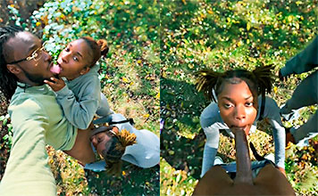 corrida en la boca Porn Su novia se mete con una puta de 18 años para sexo oral intenso