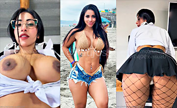 Itati Joss Xxx Itati Joss quiere que le rompan el culo con su ropa de colegiala