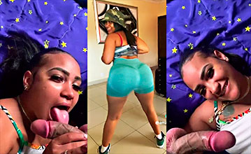 video xxx Amara La Pomposa Joven dominicana es una diosa chupando polla