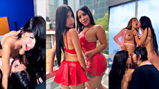 Karol Smith Xxx Karol Smith es destruida por intensos transexuales follando en un cuarteto