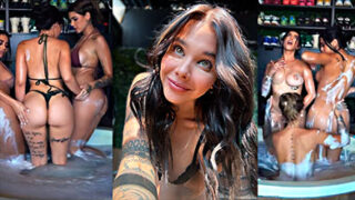 Kim Shantal Xxx Kim Shantal y Grecia González forman un trío lésbico en el jacuzzi