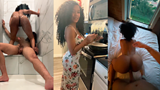 Koa Buddhaxxx Porno @onlykoafans Koa Buddhaxxx follándose a su novio incluso en el baño
