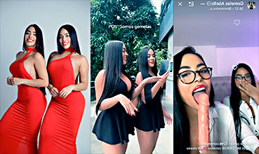 GemelosAbelloPorno @gemelasabello Los gemelos Abello se tragan una polla larga por turnos