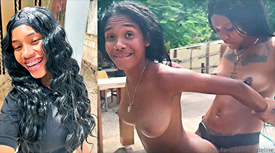 Madeline Severino Porno Queman a su Toto Singando en trío lésbico con Yankee RD