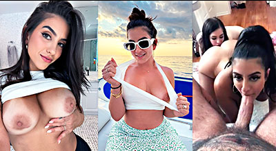 Lena The Plug cumple la fantasía de Adam22 de follar en tríos