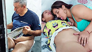 Madrastras Xxx El papá cagando y la madrastra chupándole el coño a su hijastra de 18 años