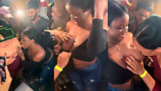 LesbianasDominicanas Xxx, Por 11k Pesos Lesbianas Dominicanas Se Chupan Las Tetas En La Discoteca