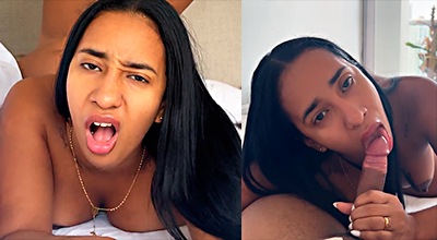 Leyne Rodriguez Xxx La morena Leyne lo despierta con una mamada y luego lo folla