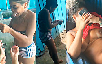 Los Cueros Desacatas Afeitándose El Coño En Un Cabaret Brasileño