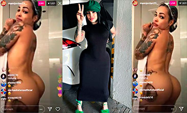 Mami Jordan lo vuelve a hacer sin importar que esté en vivo
