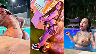 Mami Jordan xxx video Mami jordan mostrando a toto y sus enormes tetas en la piscina