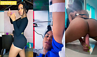 María Angelica Xxx La dominicana María Angelica recibe un suero después de una fuerte paja