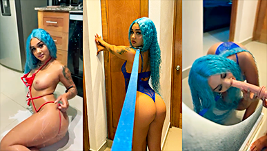 Masha Video Xxx La artista urbana dominicana Masha recibe un balde de leche