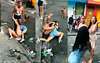 PeleasPornoBrasileñas Otra demanda entre chicas que se matan por el pene más grande de Brasil