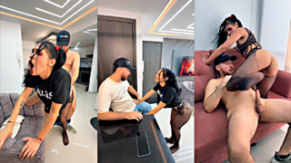 Penélope Palvin Porno Hace todo lo posible para ganar con el disfraz de Harley Quinn en Carnaval