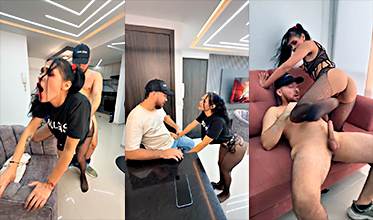 Penélope Palvin Porno Hace todo lo posible para ganar con el disfraz de Harley Quinn en Carnaval