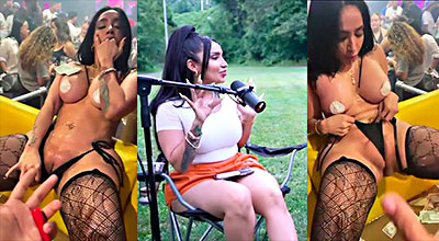 Que chingona tiene la dominicana, es una puta