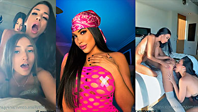 Ashleigh Jay Porn ‍  Rainey James le arranca el coño a Skylar Mae y Ashleigh Jay