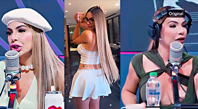 Sandra Berrocal Porn Sandra Berrocal muestra una teta sin querer en programa de radio Sin Filtro