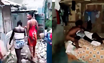 infindialidad Xxx Se descontrolan, Cornudo dominicano los pilla y se van a los golpes