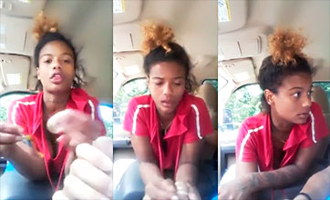 Ella se enoja con él y luego le hace una garganta profunda sin piedad.