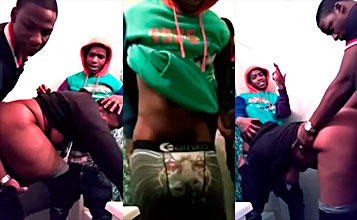 gang Xxx Los pillan cogiendo en el baño y hasta discuten