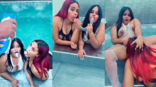 Gordas Dominicanas Porno Tortilleras Dominicanas Cantando en el Jacuzzi y Esperando Leche