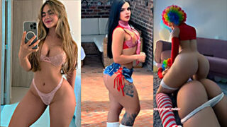 Valentina Bossa Xxx Valentina Bossa y Valentina Rodriguez Vestidas de Payaso Cogiendo Rico