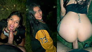 Follando al aire libre Porno Ven A Quitarte El Frío Dice La Puta Latina Follando Al Aire Libre